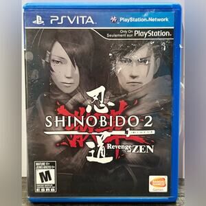 Shinobido 2: Revenge of Zen Sony PlayStation Vita PSVita tested rare